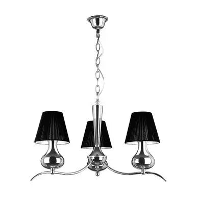 3 Arm Black Shades Pendant Light | Ravan