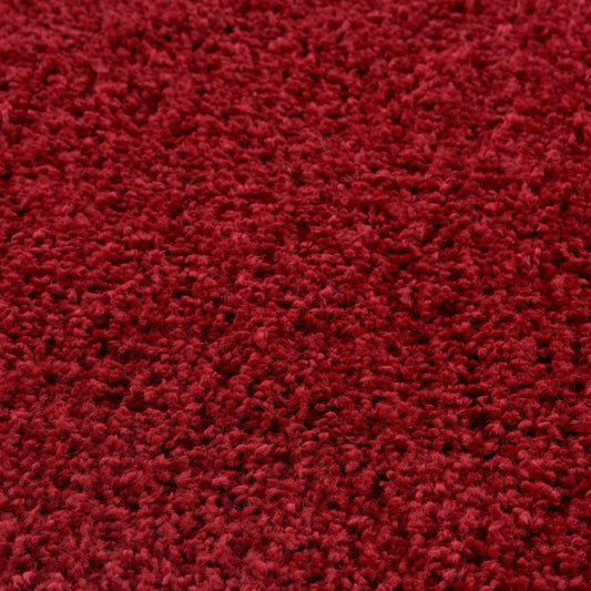 Myshaggy Solid Red Rug