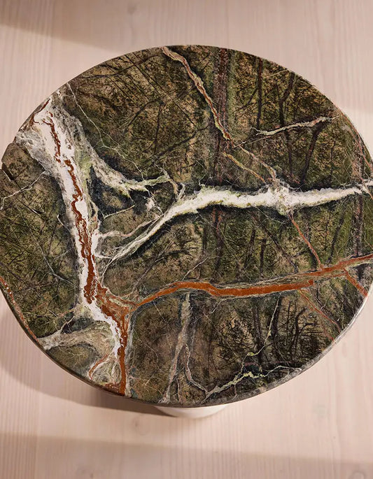 Abad Side Table, Marble