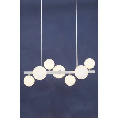 Abira Chrome Finish 7 Light Statement Pendant Light
