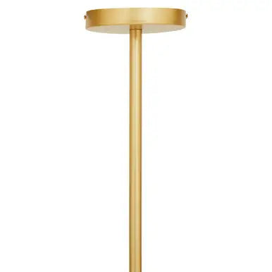 Abira Gold Finish 15 Arm Statement Pendant Light