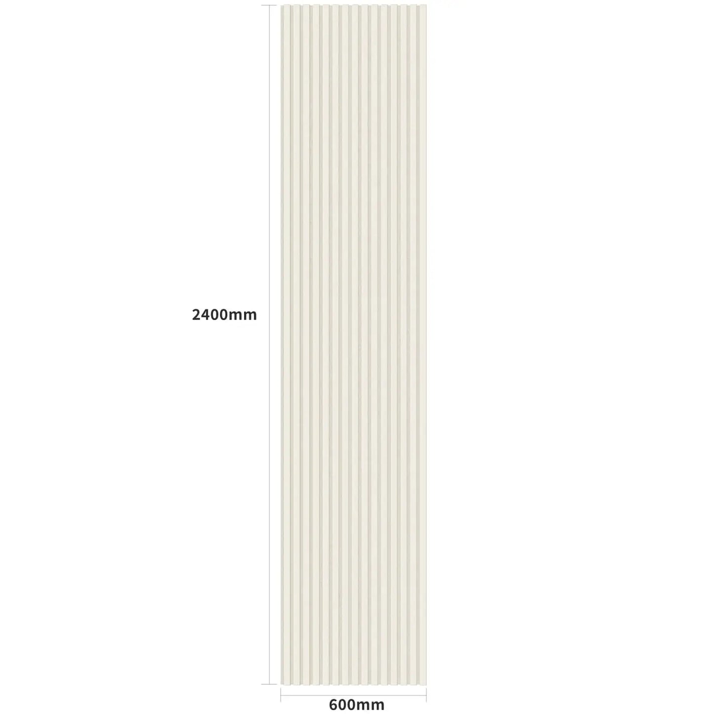 Acoustic Wall Panels in Scallop with White Backing