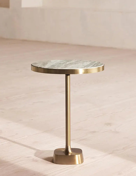 Bozkurt Side Table, Marble