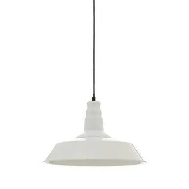 Brant White Metal Pendant Light