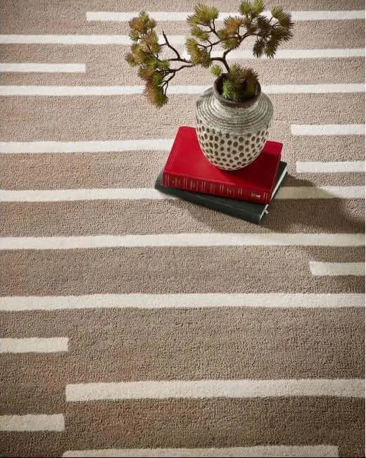Broken Stripe Wool Rug