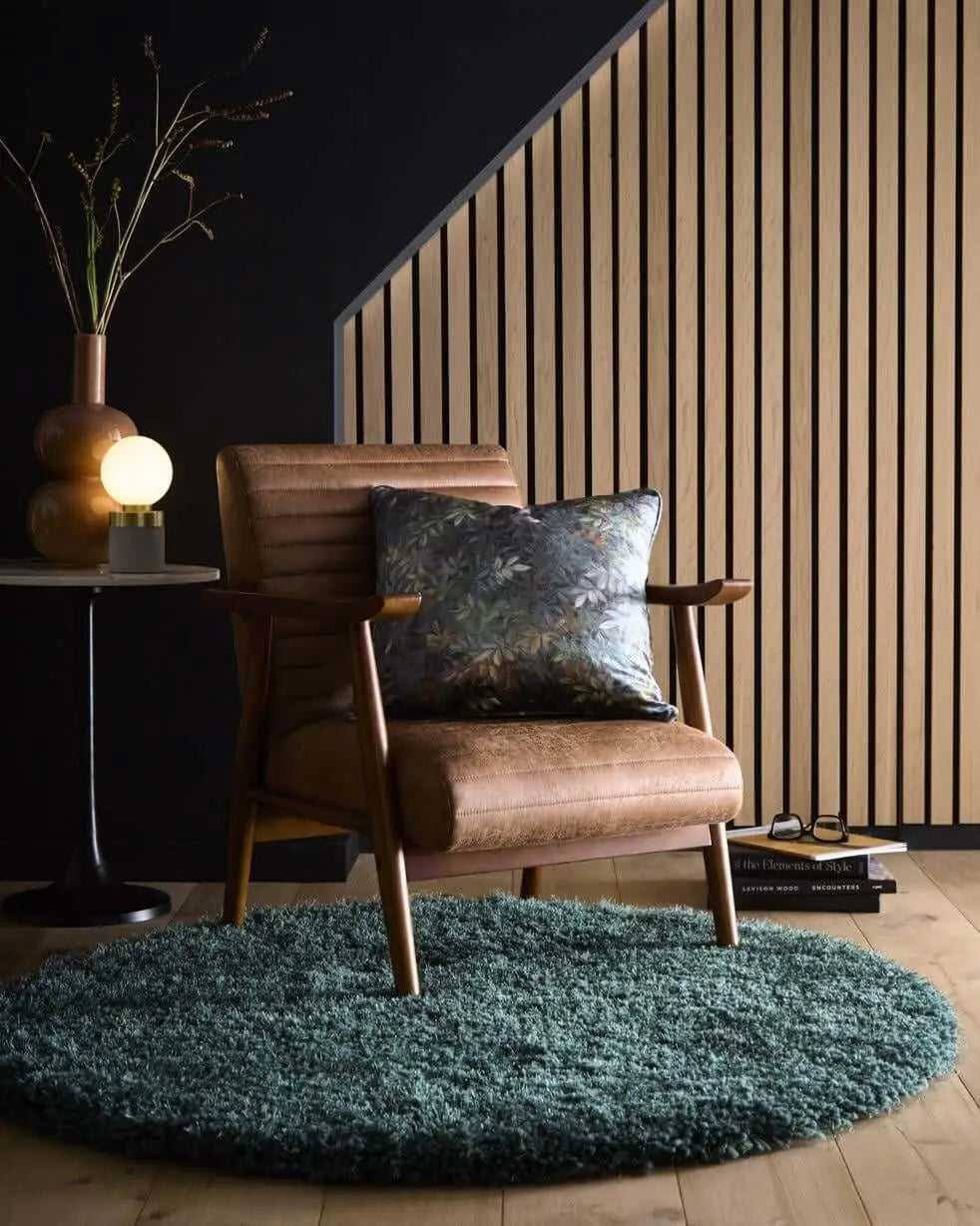 Chicago Forest Green Shaggy Rug