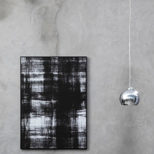 Chrome and White Inside Pendant Light | Osborn