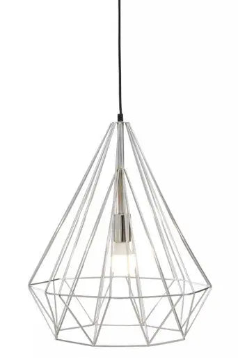 Chrome Conical Pendant Light | Wyra