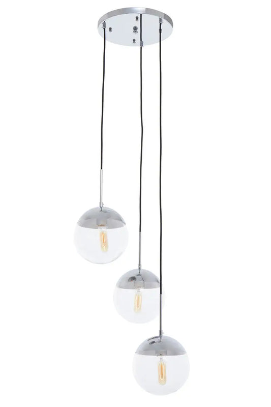 Chrome Finish 3 Pendant Light | Revive