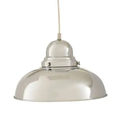 Chrome Finish Bowl Shaped Pendant Light | Jasper