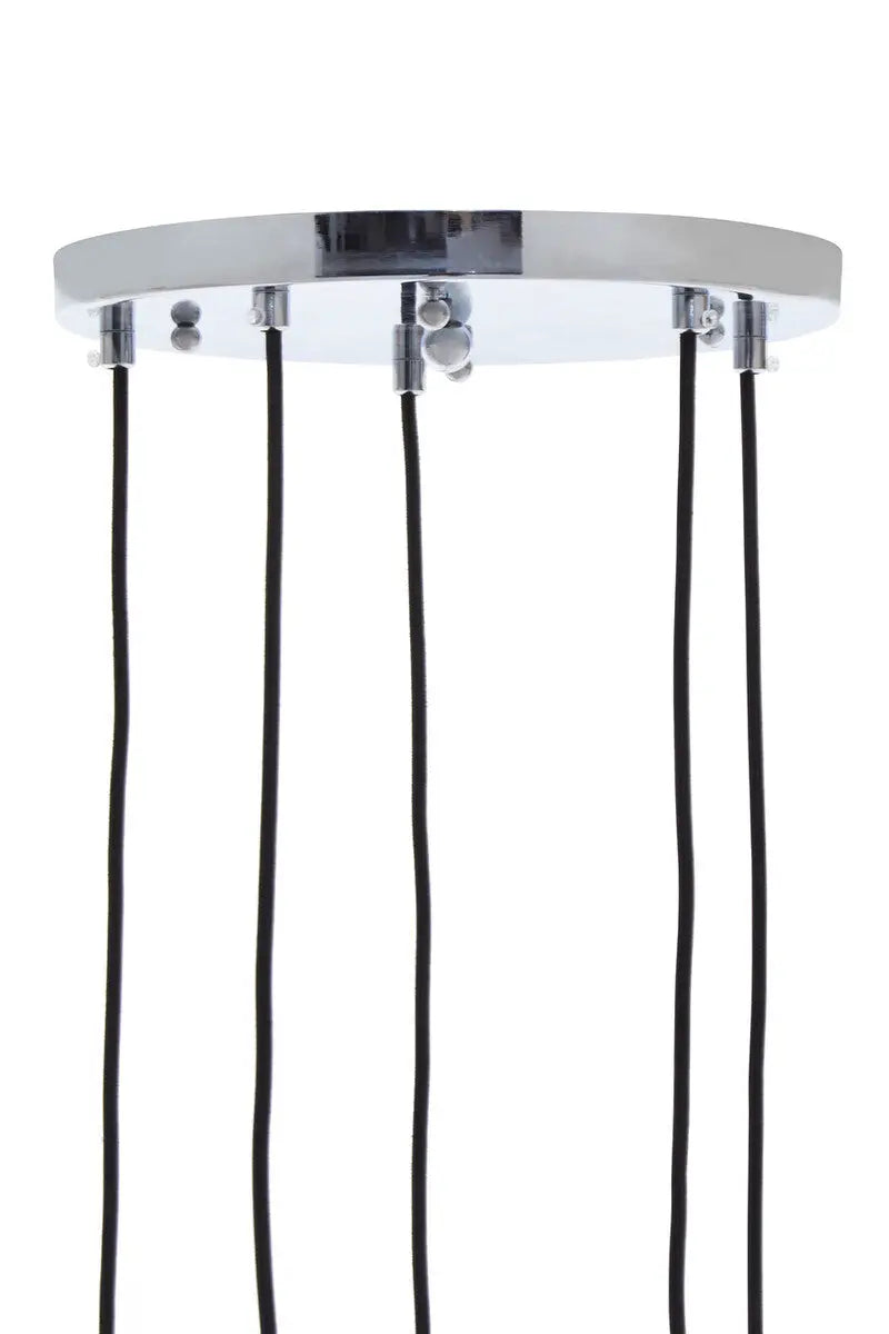 Chrome Finish Five Pendant Lights | Revive