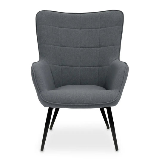 Grey Fabric Armchair | Stockholm