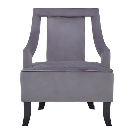 Grey Velvet Chair | Faye