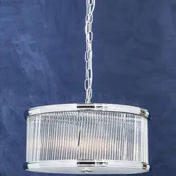 Kensington Townhouse Nickel Pendant Light
