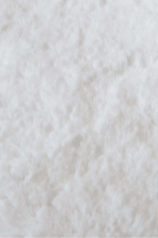 Luxury White Faux Fur Rug