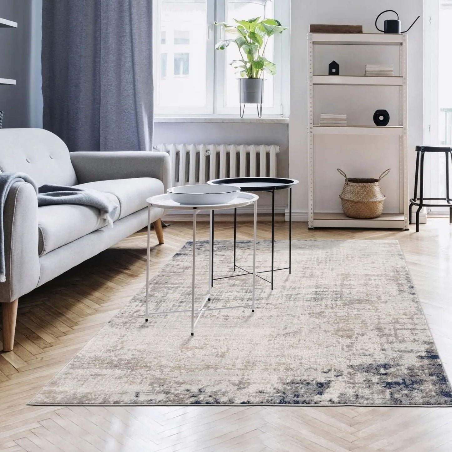 Montana Brown & Navy Rug