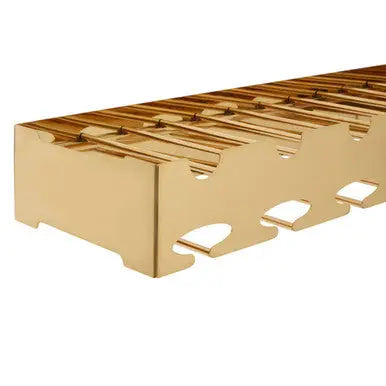 Novo 6 Bottle Gold Finish Wine Rack