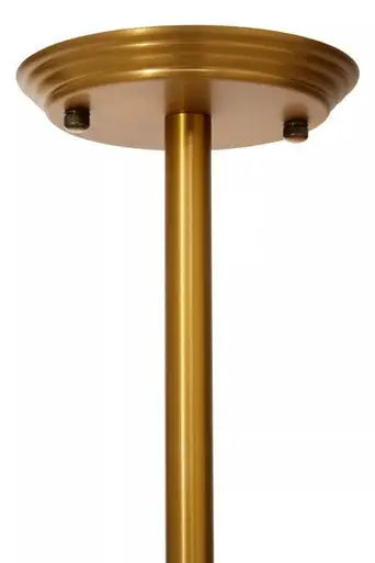 Orko Brass And Black 16 Bulb Statement Pendant Light