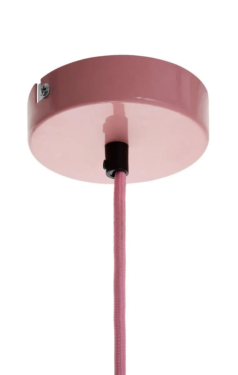 Pink Metal Wire Pendant Light | Beli