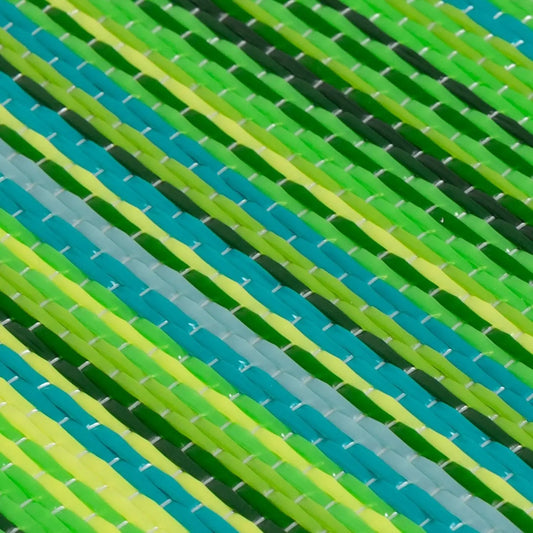 Rainbow Outdoor Rug Green | 1020