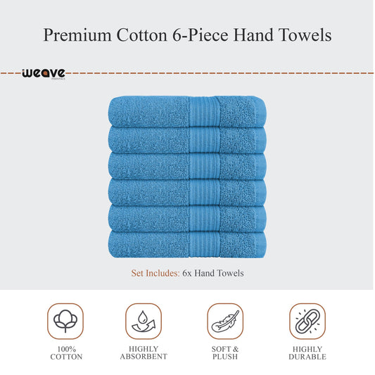 Rhodes Towel Aqua 100% Cotton Hotel Quality Soft Super Absorbent Hand Bath Towels Sheets & Face Cloths by OLIVIA ROCCO