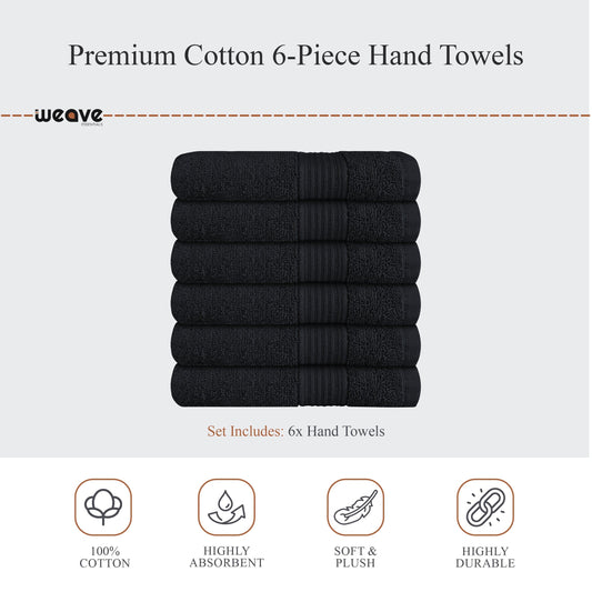 Rhodes Towel Black 100% Cotton Hotel Quality Soft Super Absorbent Hand Bath Towels Sheets & Face Cloths by OLIVIA ROCCO