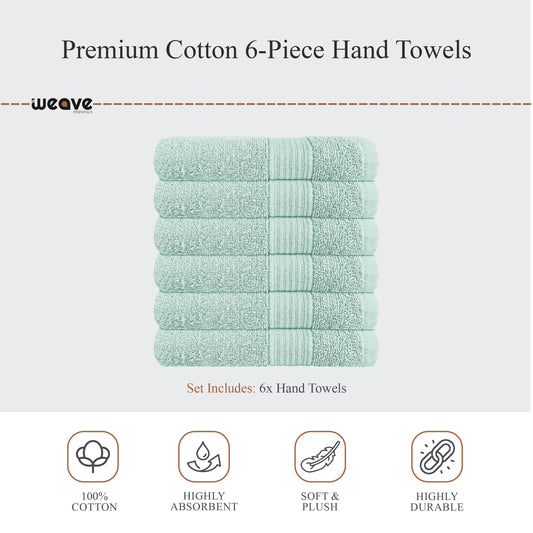 Rhodes Towel Seafoam 100% Cotton Hotel Quality Soft Super Absorbent Hand Bath Towels Sheets & Face Cloths by OLIVIA