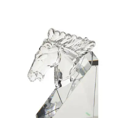Set of 2 Crystal Horse Bookends | Carrie