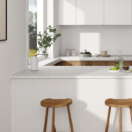 Small Fluted Wall Panels in DIY Primed - Ready To Paint- 240cm x 60cm - Wall Panel