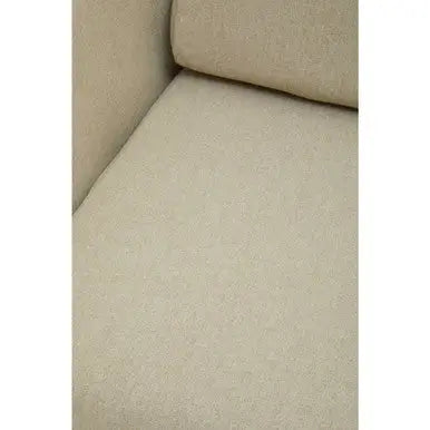 Stockholm Natural Chair With Black Metal Frame