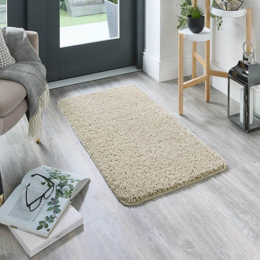 Washable Stone Shaggy Rug