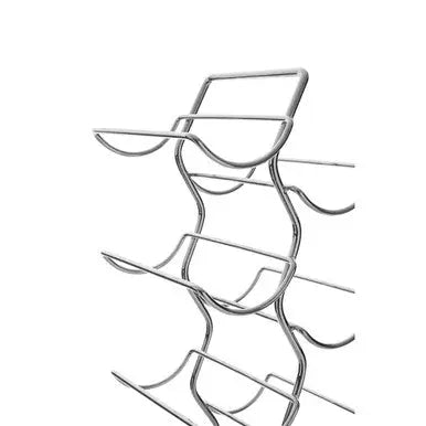 12 Bottles Chrome Wine Rack | Yaxi