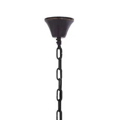 2 Tier Antique Black Glass Chandelier | Salasco