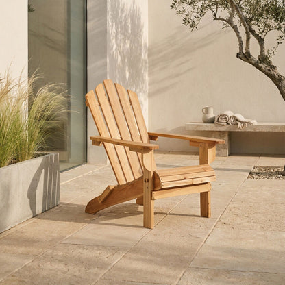 Beauport Natural Wooden Slatted Chair