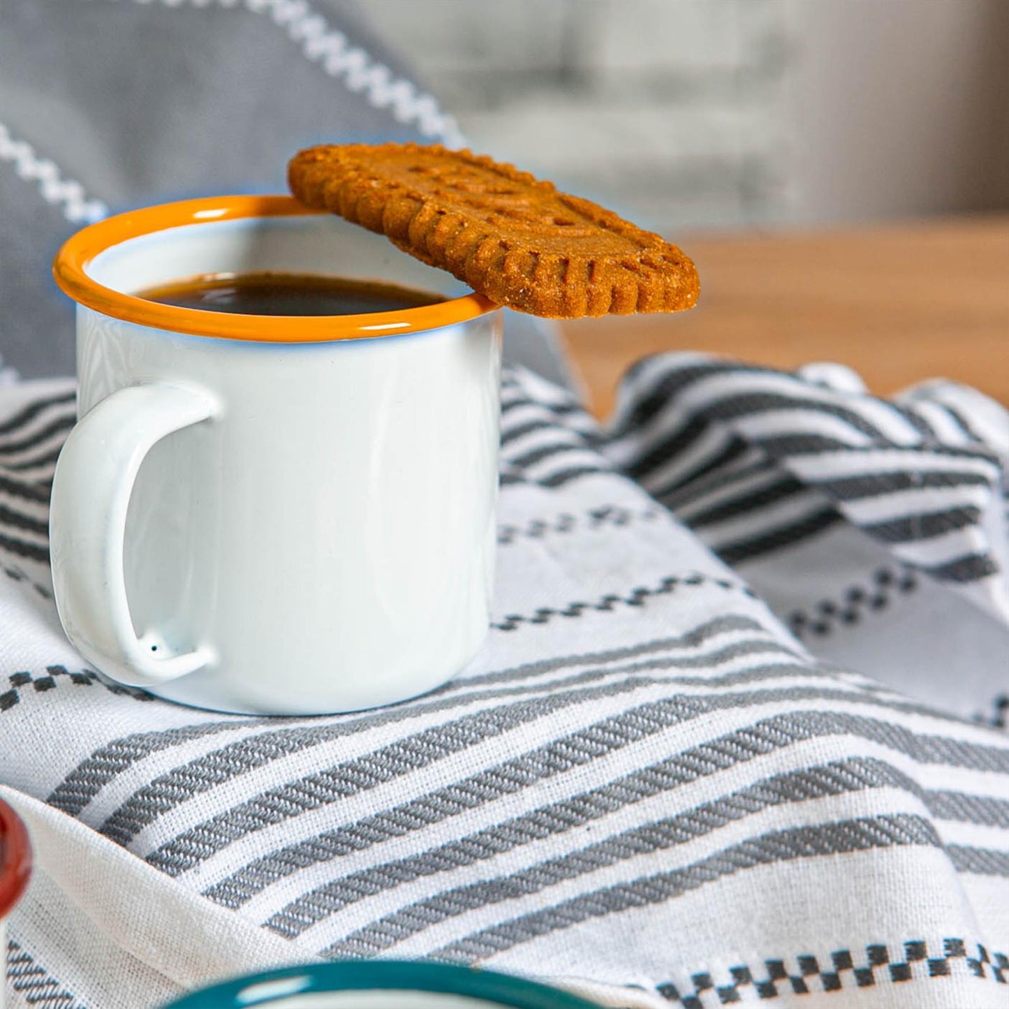 130ml White Enamel Espresso Cups - Pack of Six