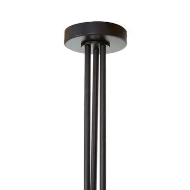 3 Shade Black and Gold Bent Arm Pendant | Linox