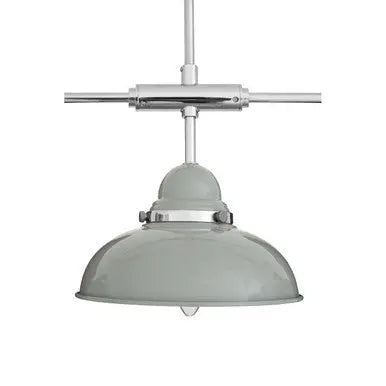 3 Shades Light Grey and Chrome Pendant Light | Jasper