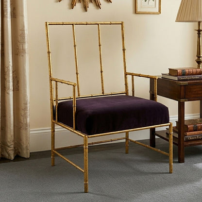 Monroe Black Velvet Accent Chair