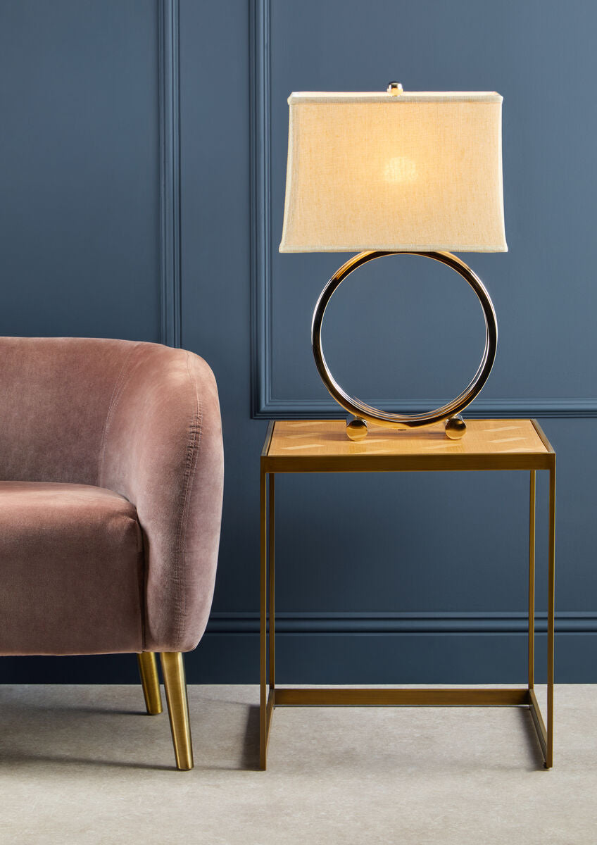 Yasmeen Pink Velvet Tub Armchair