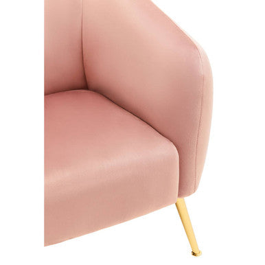 Yasmeen Pink Velvet Tub Armchair
