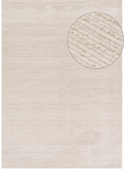 Carmel Cream-Beige Striped Rug | 6010