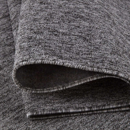 Flex Grey Low Pile Solid Rug