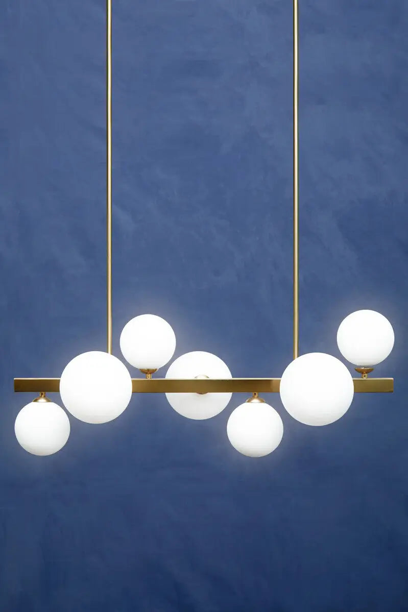 Abira Bronze Finish 7 Light Statement Pendant Light