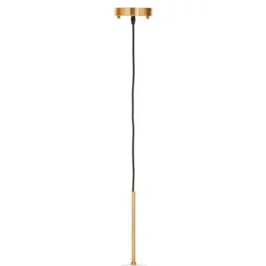 Abira Brushed Brass Finish Metal Ball Pendant Light