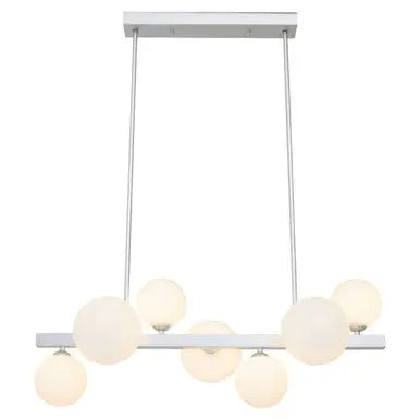 Abira Chrome Finish 7 Light  Statement Pendant Light