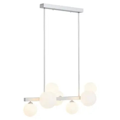 Abira Chrome Finish 7 Light  Statement Pendant Light