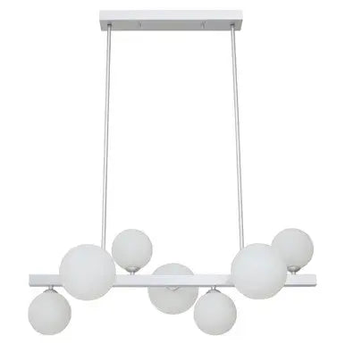 Abira Chrome Finish 7 Light  Statement Pendant Light