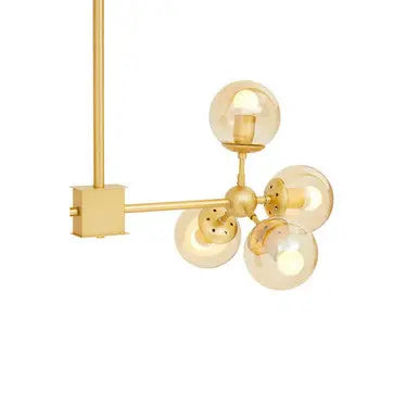 Abira Gold 8 Arm Statement Pendant Light