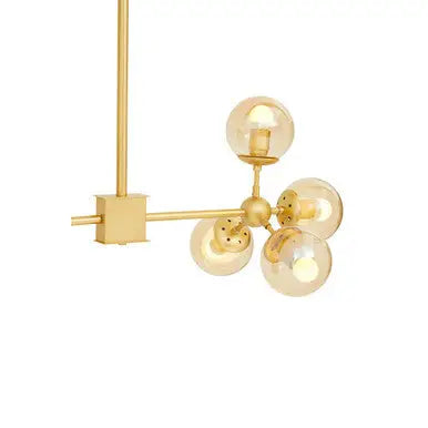 Abira Gold 8 Arm Statement Pendant Light
