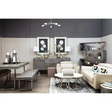 Abira Silver Metal and Frosted Glass 5 Bulb Pendant Light